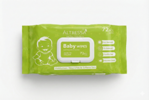 ALTRESSA BABY WIPES 72 PULLS (GREEN APPLE FRAGRANCE)