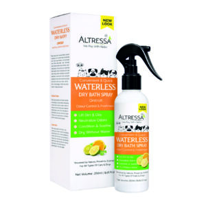 Waterless Orange Dry Bath Spray